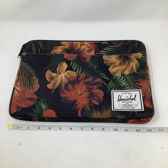 Herschel laptop computer case 14 in. floral black yellow red orange - Picture 6 of 6